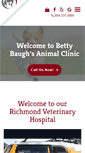 Mobile Screenshot of bettybaughsanimalclinic.com